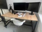 Biurko Pracownicze Na Kòłkach 160X80X72