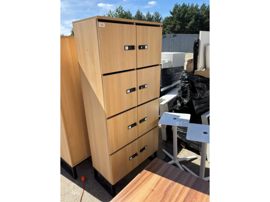 Locker drewnopodobny 8 skrytek