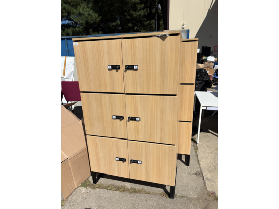 Locker drewnopodobny 6 skrytek