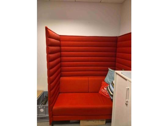 Akustyczna Sofa Biurowa Z Wysokim Oparciem