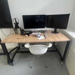 Biurko Pracownicze Na Kòłkach 160X80X72